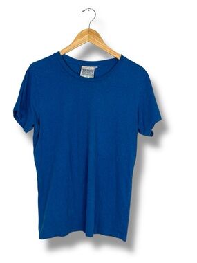Jungmaven Hemp Organic Cotton Short Sleeve T Shirt Blue XL American Made Surf